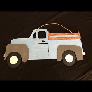 Painted wooden ‘53 Chevy truck